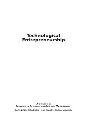 cover image of Technological Entrepreneurship